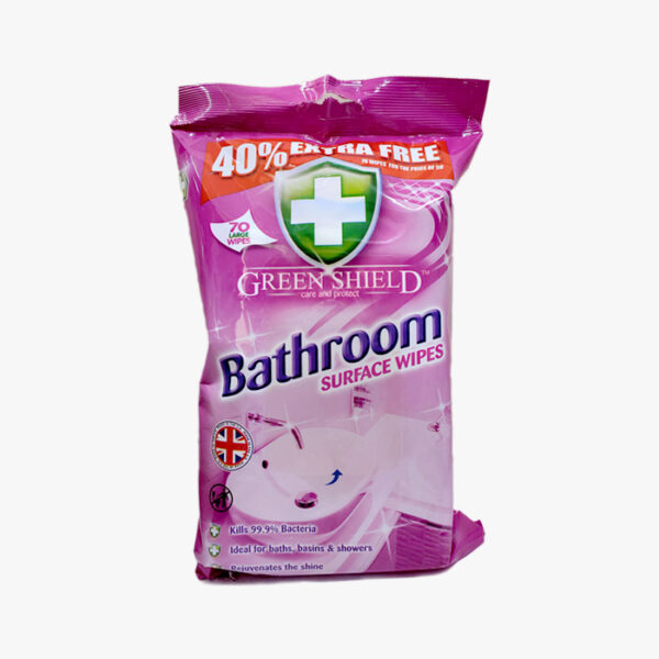 Green Shield Bathroom surface wipes