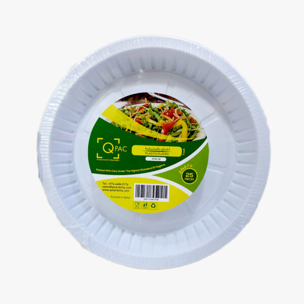 Plastic plates 7 inch 25pcs